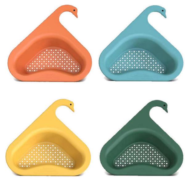 Quality Swan Drain Basket Multipurpose Drain Shelf Triangle Sink Filter Kitchen Supplies wholesale