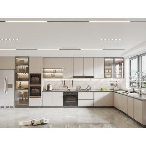 Solid Wood With Quartz / Marble / Granite / Acrylic / Calacatta Countertop