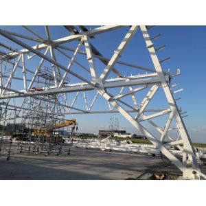 Elegant Appearance Arch Truss Steel Hangar Building Fabrication And Supplyment