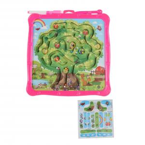 Cheap Apple Tree Magnetic Color Maze Puzzle Drawing Board Toy for sale