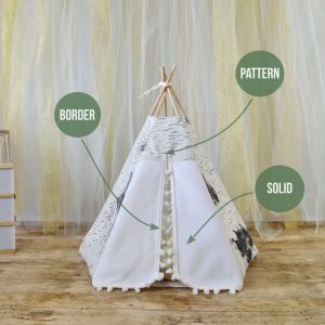 100 % Handmade DIY Teepee For Rabbits Hedgehog Ferret Washable