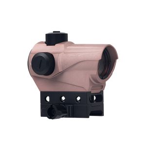 Tactical D10 1 X 27 Red Dot Sight 1.5 MOA Manual Key Switch With 20mm Riser