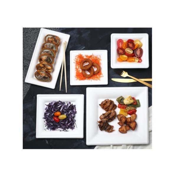 100% Natural 17g Sushi Sugarcane Compostable Plates