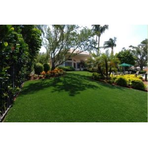 Cheap 10000Dtex Artificial Grass Carpet for Decoration with Yarn Height 35mm , Gauge 3/8 for sale