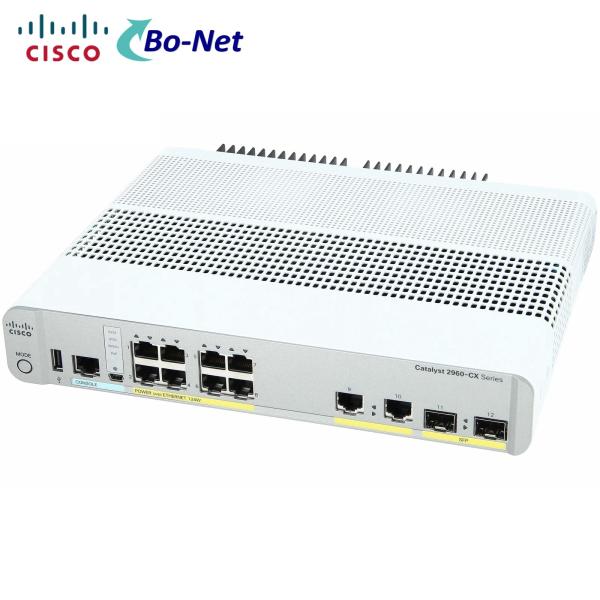 Cisco WS-C2960CX-8PC-L Cisco 2960-CX 8 Port PoE, LAN Base gigabit Network POE