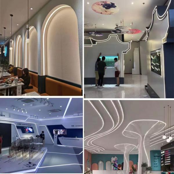 Custom Flexible Silicone Tube for Neon Led Strip Diffuser Silicon Profile for Bright Led Strip Light