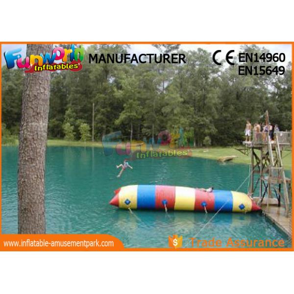 Jumping Sport Games Inflatable Water Toys , Water Blob Inflatable Water Pillow