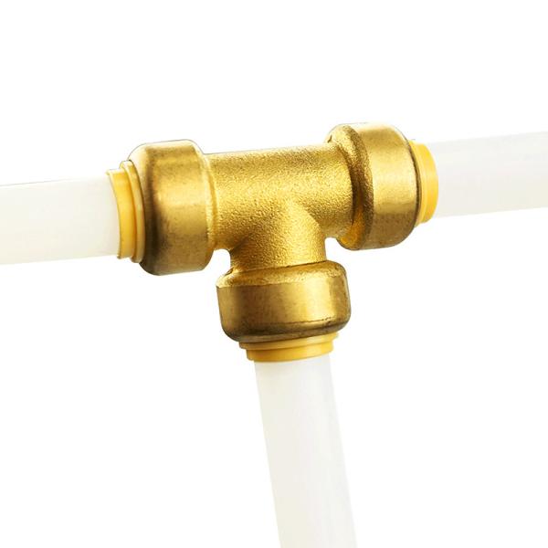 Lead Free Brass Push Fit Fittings Coupling Pipe Connector Brass Threaded Fitting