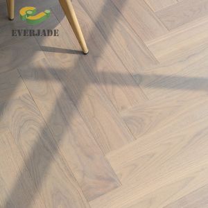 Length 1900/1860/2200/RL mm Brushed Wood Flooring in White Washed Oak Maple and