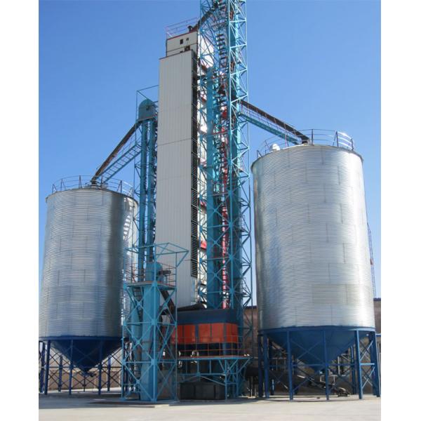 500-2500 Ton Corn Storage Silo / High Strength Poultry Feed Equipment Silo