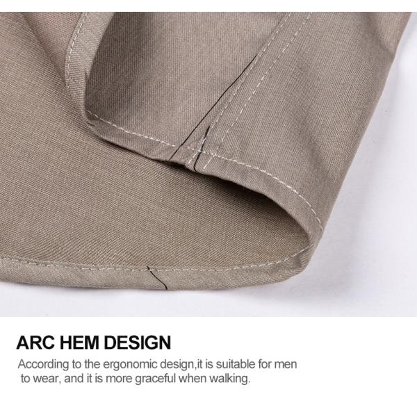 Comfortable Non-Iron Shirts LCBZ Men's Bamboo Fiber Printed Long Sleeve Casual Shirt