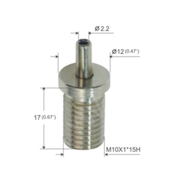 Bottom Cable Exit Adjustable Wire Gripper Nickel Finishing With M 10 Male Thread