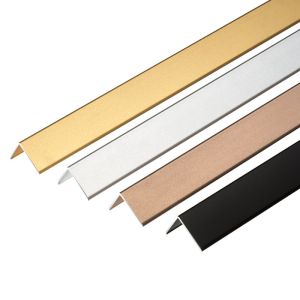 The Butt Of Ceramic Tiles And Metal Strips Aluminium tile trim