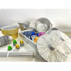 Customize Maximum Diameter Disposable Aluminum Foil Container for Food