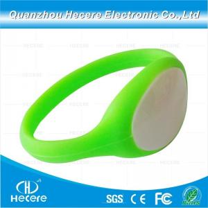 Cheap Access Control Waterproof NFC Bracelet Custom RFID Silicone Wristband for sale