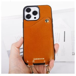 Samsung Compatible Japanese Style With Sling Crossbody Wallet Case and Lanyard