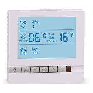 AC220V Digital Hvac Thermostat Fan Coil Unit Thermostat