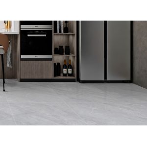 Cheap White Marble Look Ceramic Floor Tile Timeless Design Rectangle Shape for sale