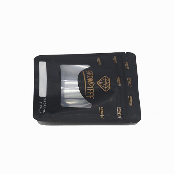 Doypack Flat Bottom Pouch 3.5g Stand Up Pouches For Food Packaging