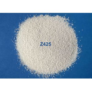 White Ceramic Blasting Media Shot Peeing Zirconia Beads Z850 For Automotive