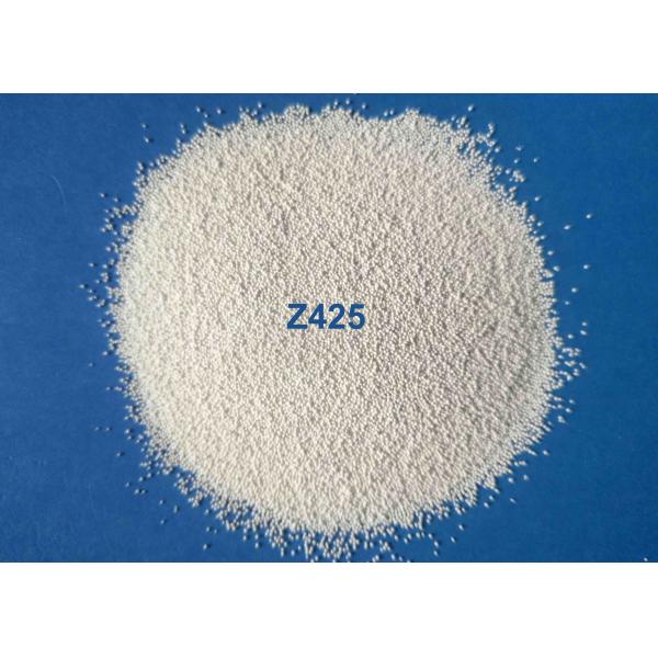 White Ceramic Blasting Media Shot Peeing Zirconia Beads Z850 For Automotive