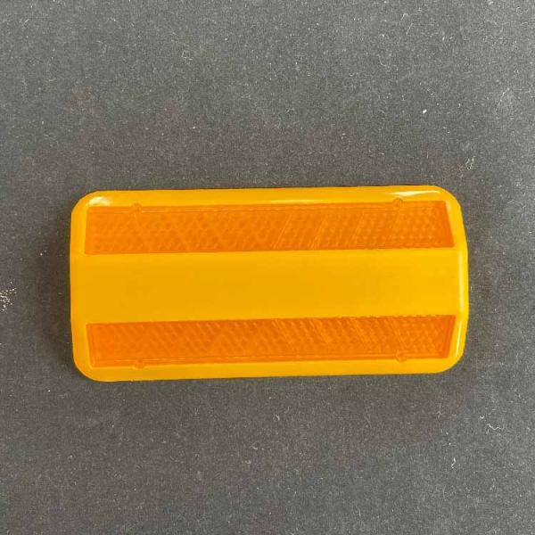 CE Amber Reflective Road Studs ABS Plastic Weather Resistant