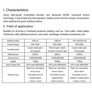 YXC-35 Metal Wire Mesh Birds Foot Butting Spot Welder Machine with Easy