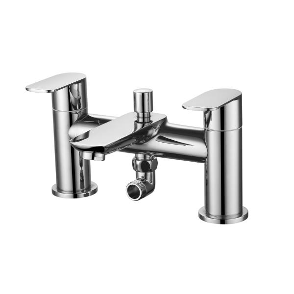 Chrome Finish Bath Shower Mixer with 3 Years Warranty for Bathroom Usage and 0.5