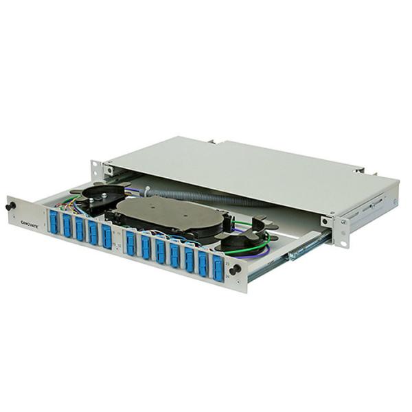 Quality Reasonable Structure MPO Patch Panel , MTP Patch Panel For Telecommunication Networks wholesale