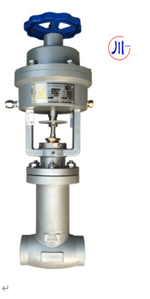 Quality Jacket Pneumatic Shut Off Valve With Handwheel Temperature Range -196°C To 80℃ wholesale