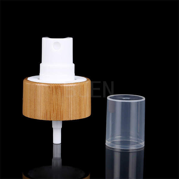 Quality Bamboo Plastic Fine Mist Spray With Half Cover Environment Degradable wholesale
