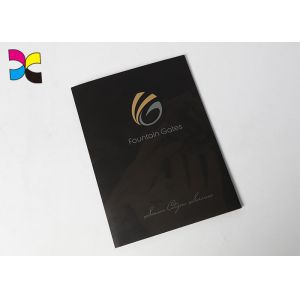 Eco Friendly Recycled File Folders , CMYK Color Hardcover Presentation Folder
