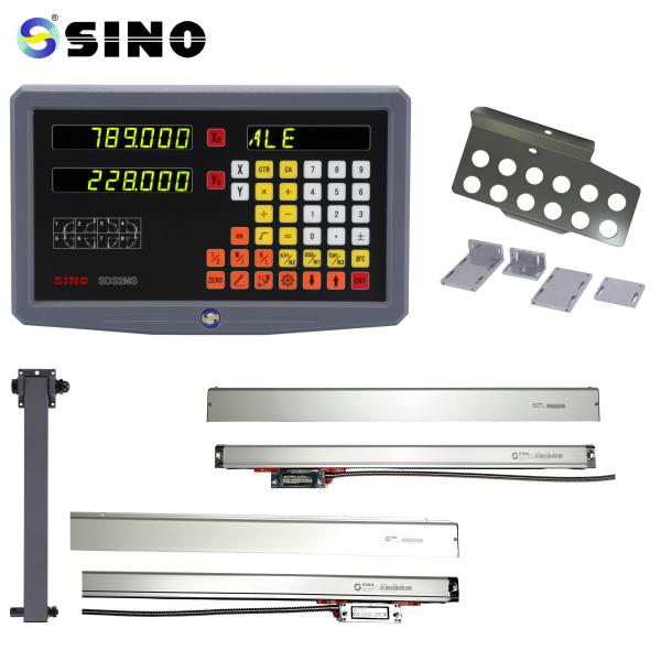 SINO Linear Magnetic Scale Dro Kit SDS2MS Digital Readout 2 Axis For Milling