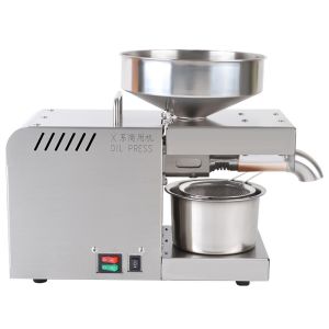 China Stainless Steel Home Oil Press Machine 3-6 Kg/H mini oil expeller machine on sale