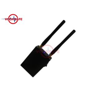 Pocket Design RF Signal Jammer , Cell Phone Scrambler Black Aluminum Case