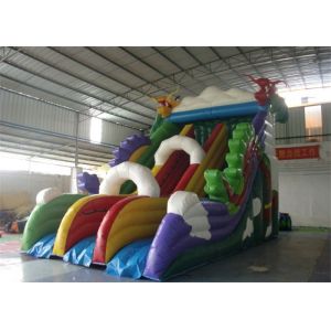 Cheap Dragon Trippo Commercial Inflatable Slide With Durable Plato PVC Tarpaulin for sale