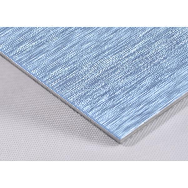 Quality Anti-Static Brushed Aluminum Composite Panel With 3mm Aluminium Sheet wholesale