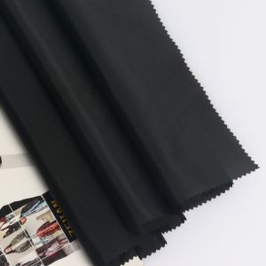China poly producer 380T polyester taffeta Recycled polyester taffeta fabric for