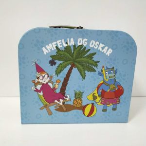 Cute Baby 28*18*8cm Dimension Cardboard Suitcase Box