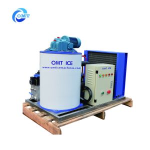 Cheap high Accuracy Flake Ice Making Machine Solar System For Fish Keeping Danfoss Compressor for sale