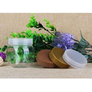 China Plastic Screw Cap PET Food Can Packaging For Cookies , Nuts , Candies Packing on sale