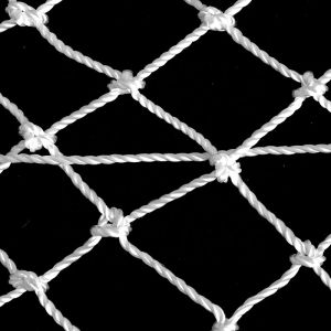 Knit debris netting horizontal construction safety net