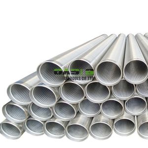 China Water Well Screen Pipe designed to support borehole walls and allow water entry while blocking fine sediments in groundwater wells on sale