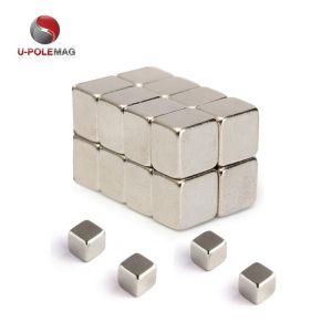 Max Working Temperature 80 Degree N35 Cube Neodymium Magnets Strong Rare Earth