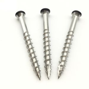 304 A2 Square Drive Colorful Painted Flat Trim Head Stainless Steel Deck Screw