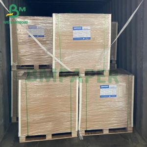 60lb 70lb 80lb 100lb Silk C1S Cover Paper White Virgin Pulp 25" 39" Roll Width