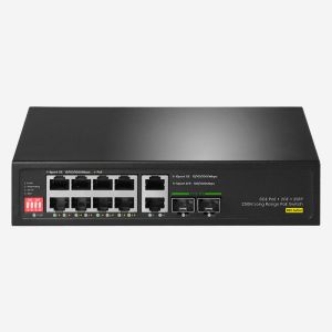 Cheap Unmanaged Dumb Switch With 10 Gigabit RJ45 And 2G SFP For Smooth Networking Solutions for sale