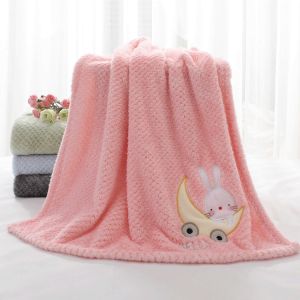 Cheap Fluffy Soft Newborn Blanket 30x40 Toddler Warm Lightweight Plush Throw for sale