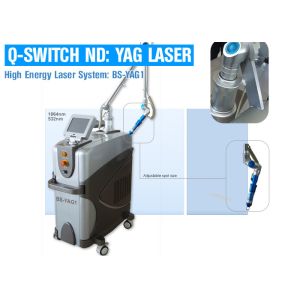 Powerful Q Switched ND YAG Pico Laser Machine For Pigmentation With 1064 Laser
