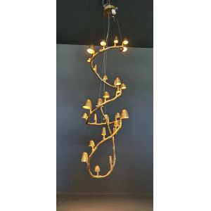 Art And Functional Design Customized Modernist Brass Chandelier 110 - 240V